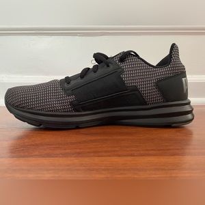 Grey and Black Puma Athletic Shoes
